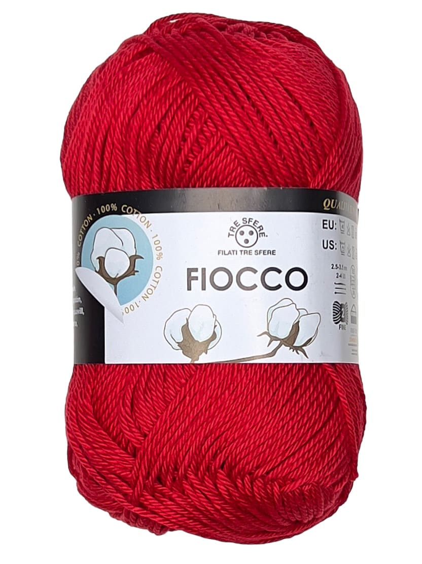 Fiocco Baumwollgarn Rot 7288