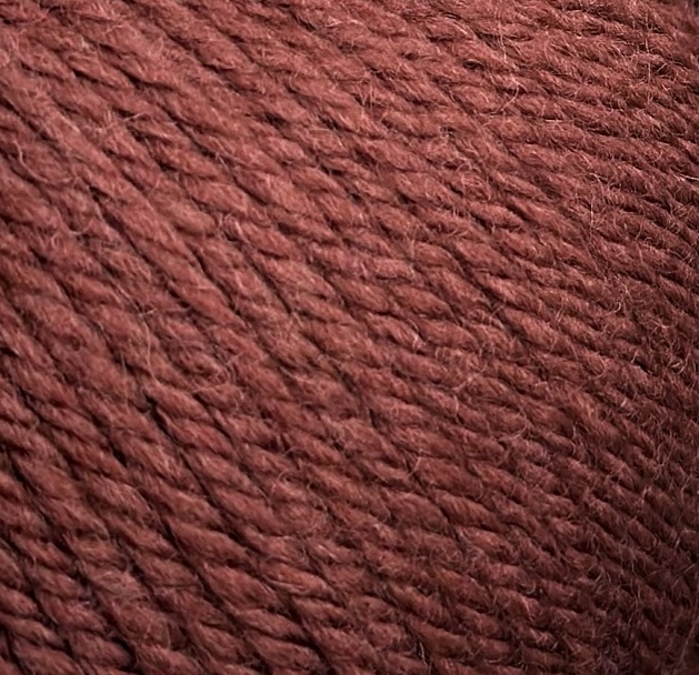 Rial Filati Art. Ghibli – 100% Merinowolle col. 1337 Rosébraun, 100 m/50 g (10 Knäuel)
