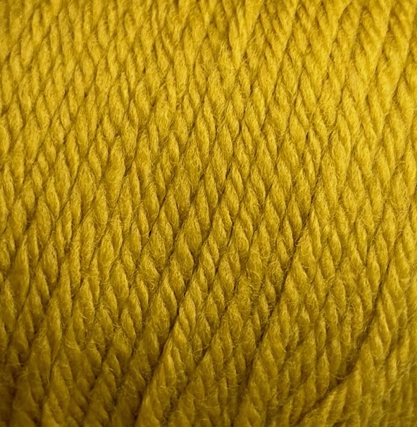 Rial Filati Art. Ghibli – 100% Merinowolle col. 847 Goldocker, 100 m/50 g (10 Knäuel)
