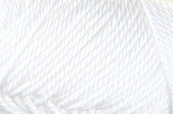 L’eccellenza – 100 % merzerisierte Baumwolle 125 m/ 50g col. Weiss 2013 (10 Knäuel)