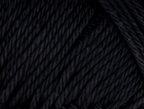 L’eccellenza – 100 % merzerisierte Baumwolle 125 m/ 50g col. Schwarz 2012 (10 Knäuel)