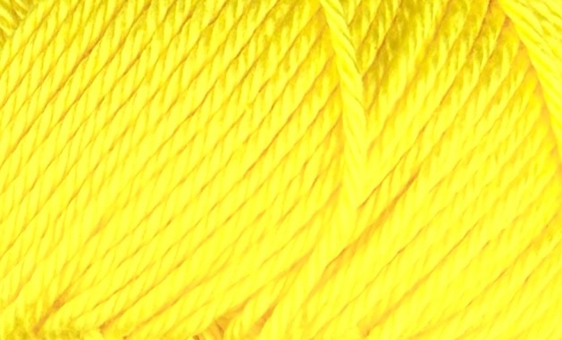L’eccellenza – 100 % merzerisierte Baumwolle 125 m/ 50g col. Leuchtendes Zitronengelb 2050 (10 Knäuel)