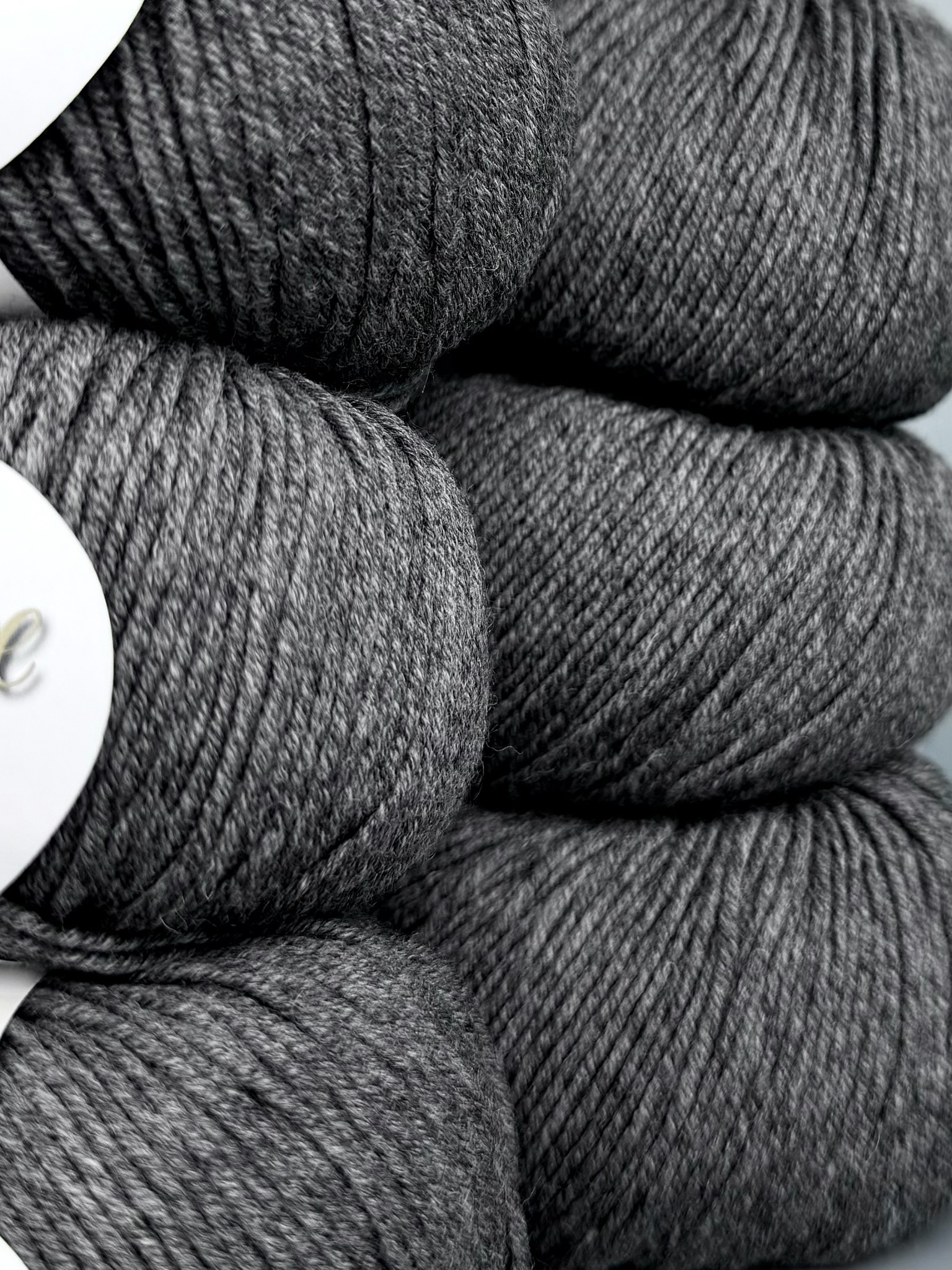 Art. Migliore (10 gomitoli) – 100% lana merino extrafine col. Antracite mélange foto 2