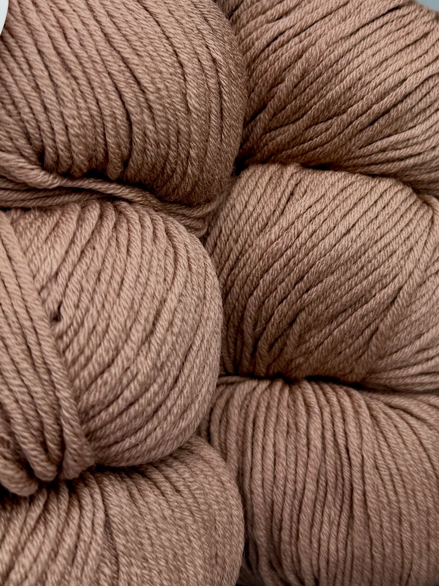Art. Migliore (10 gomitoli) – 100% lana merino extrafine 90 m / 50 g col. Marrone caramello foto 2