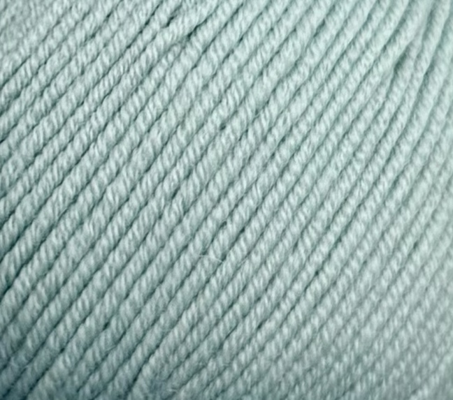 Art. Prezioso (10 Knäueln) – 100 % extrafeine Merinowolle Superwash col. Gedämpftes Blaugrün 281-21