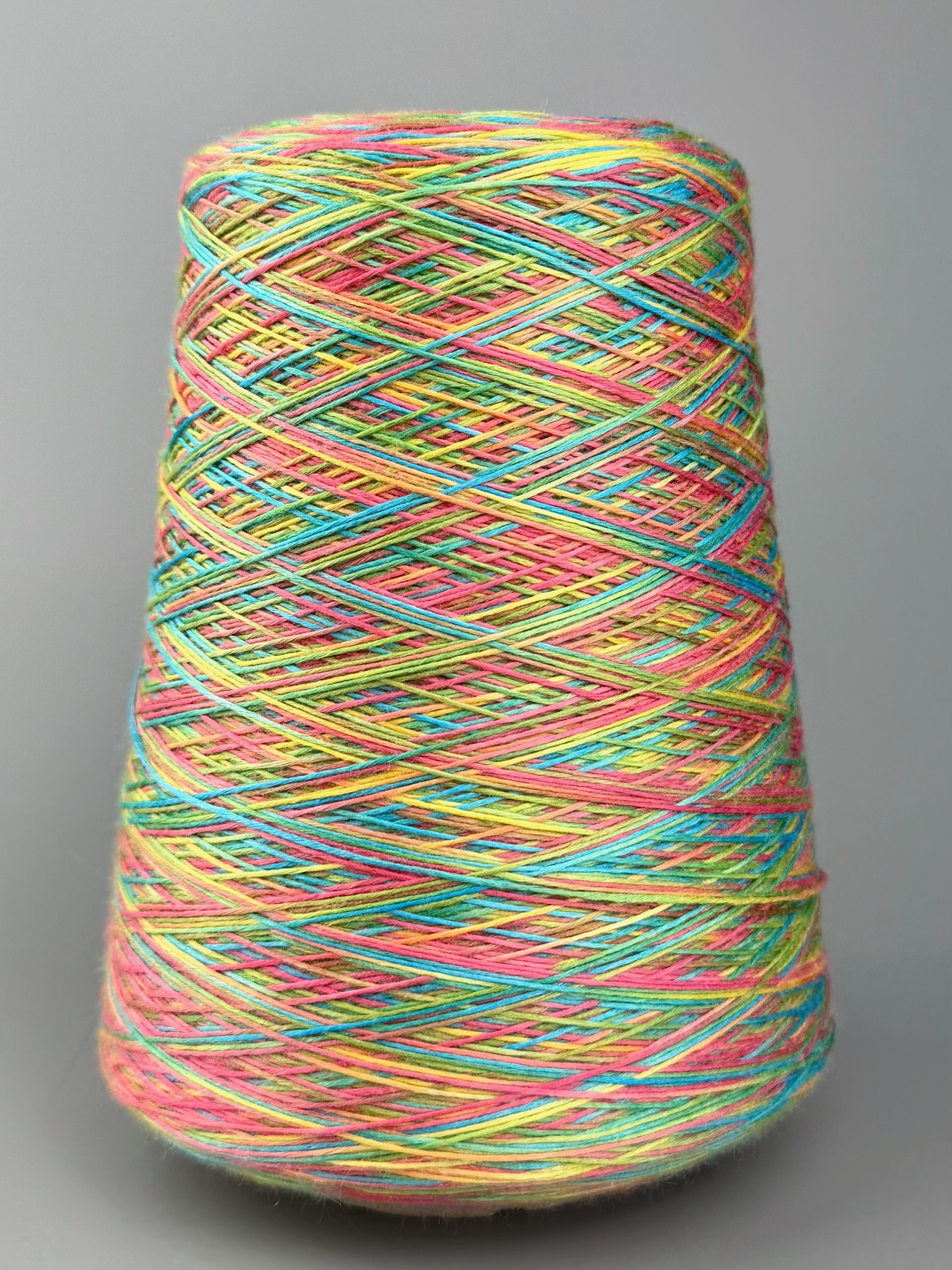 Zimpfer Wolle Art. Mimi Multicolor 500 m / 100 g – Garn aus Bambus und Seide col. Regenbogen foto 2