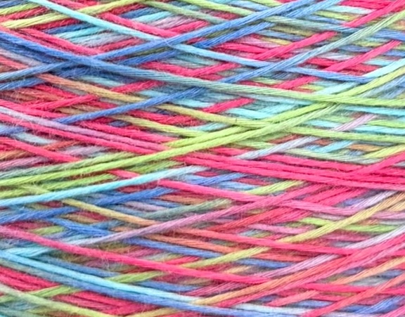 Zimpfer Wolle Art. Mimi Multicolor 500 m / 100 g – Garn aus Bambus und Seide col. Floreale