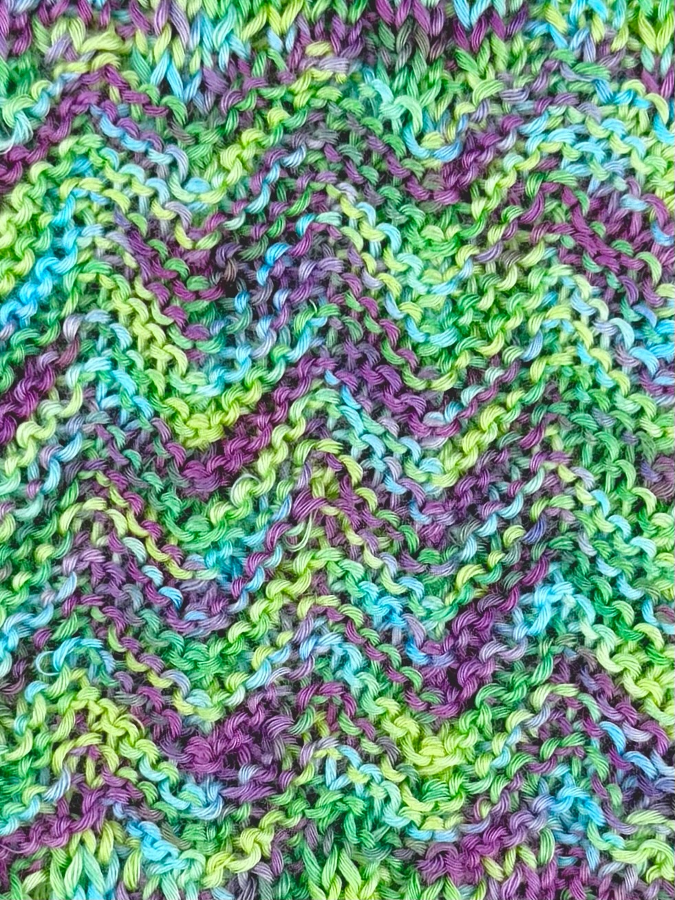 Zimpfer Wolle Art. Mimi Multicolor 500 m / 100 g – Garn aus Bambus und Seide col. Grün Lavendel foto 4