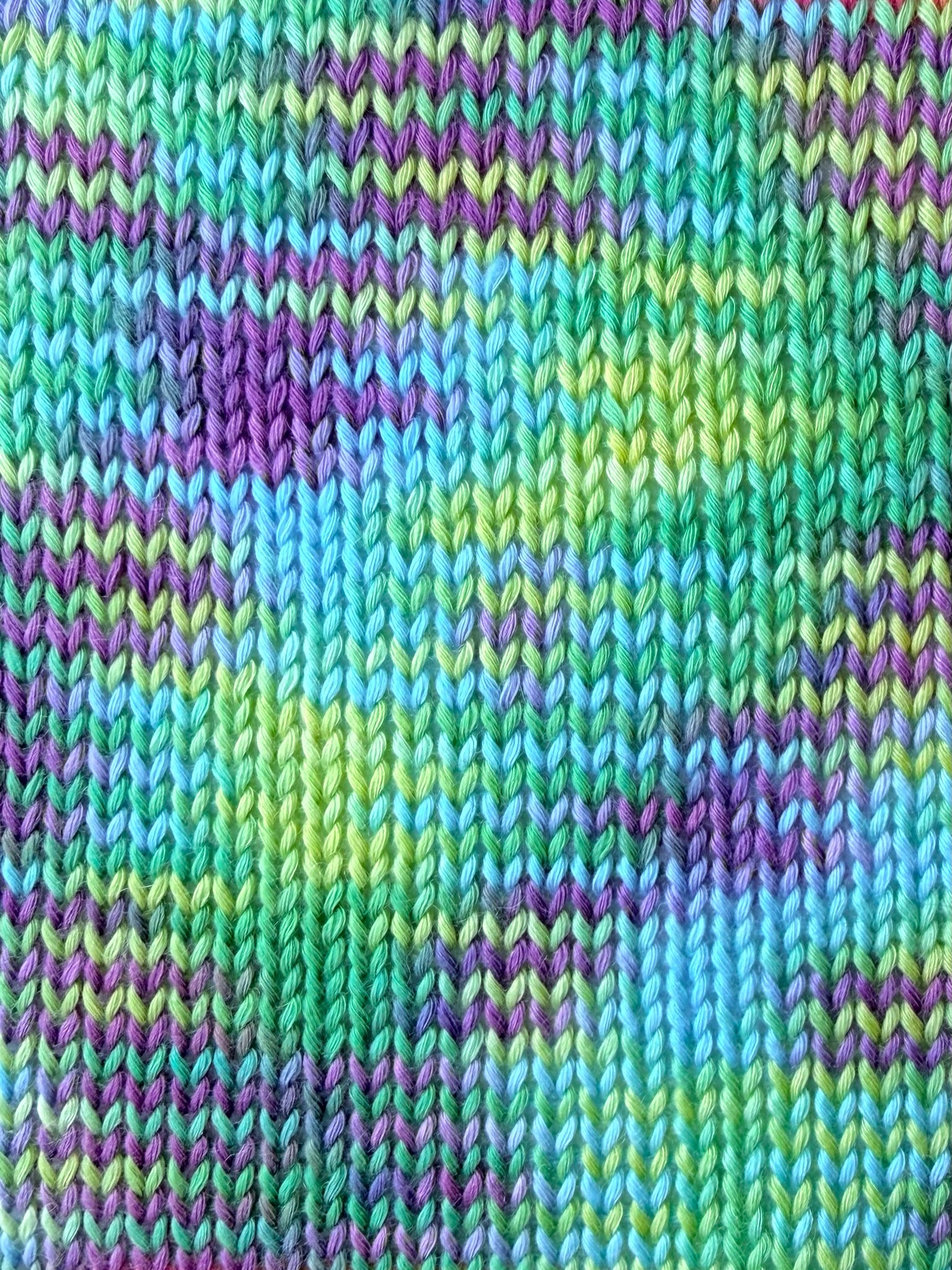 Zimpfer Wolle Art. Mimi Multicolor 500 m / 100 g – Garn aus Bambus und Seide col. Grün Lavendel foto 5