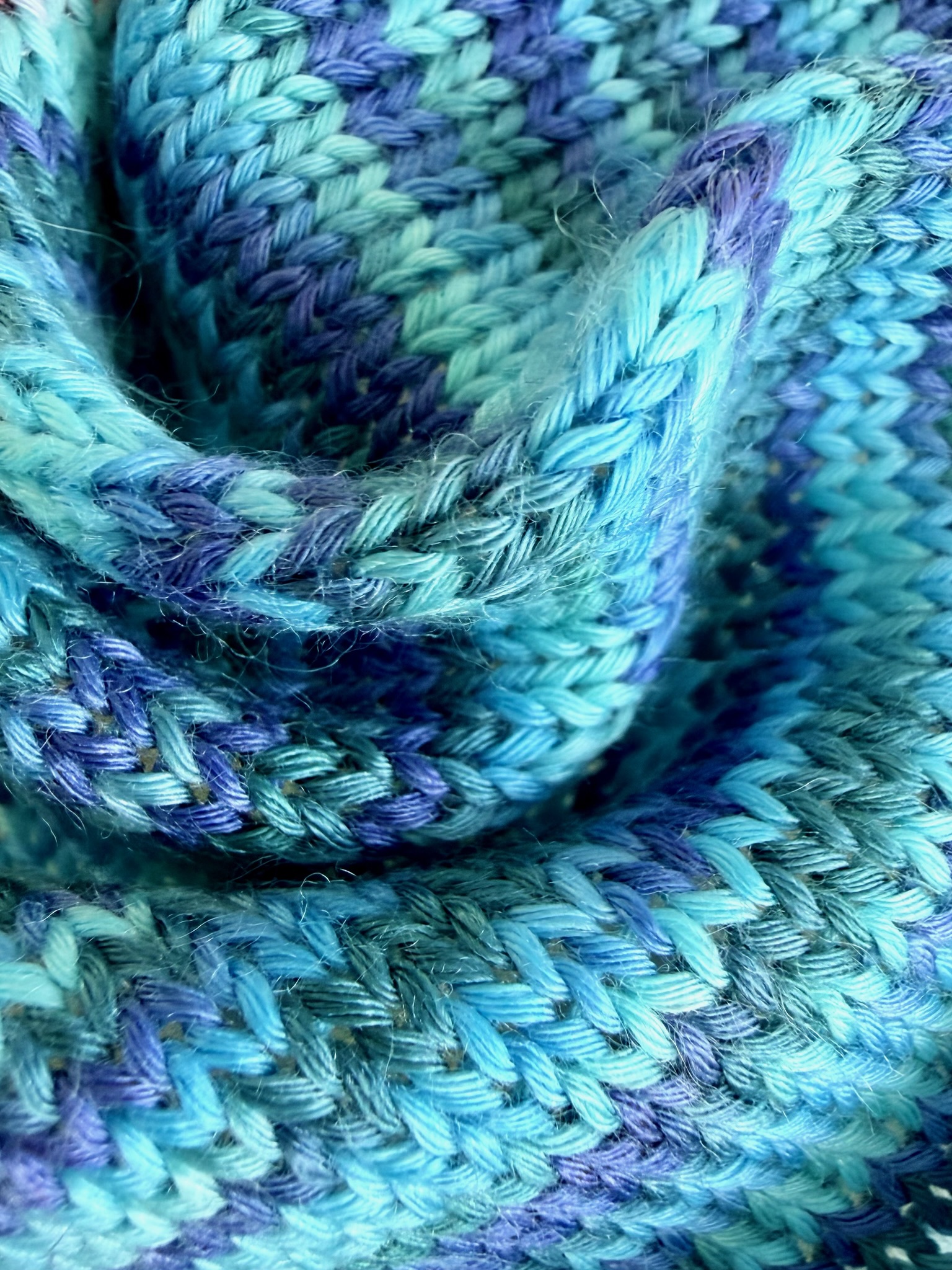 Zimpfer Wolle Art. Mimi Multicolor 500 m / 100 g – Garn aus Bambus und Seide col. Mediterran foto 4