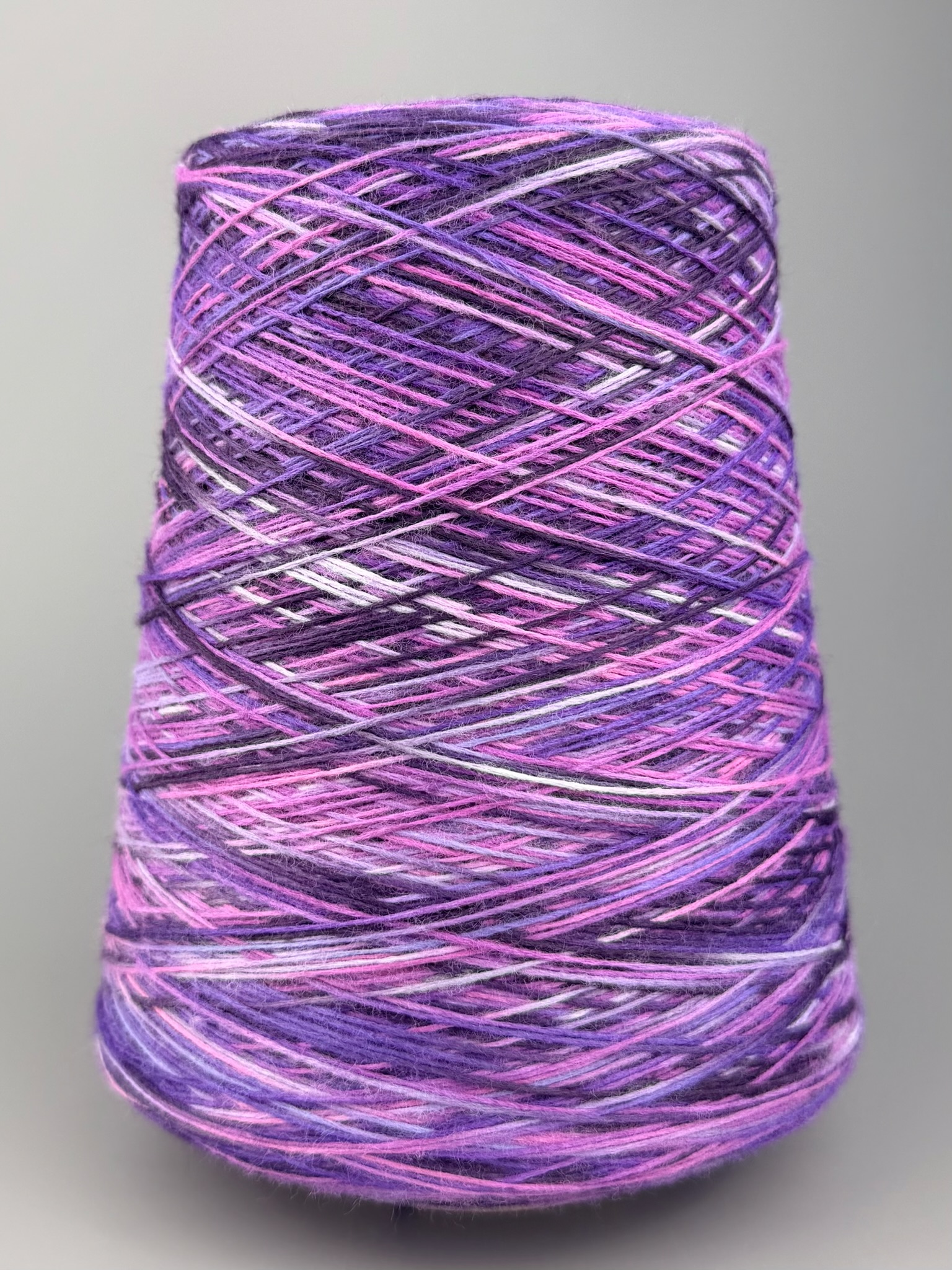 Zimpfer Wolle Art. Mimi Multicolor 500 m / 100 g – Garn aus Bambus und Seide col. Viola foto 2