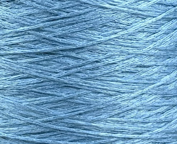 Art. Perla Celeste 600 m / 100 g – Garn aus Seide und Makò-Baumwolle col. Perlblau