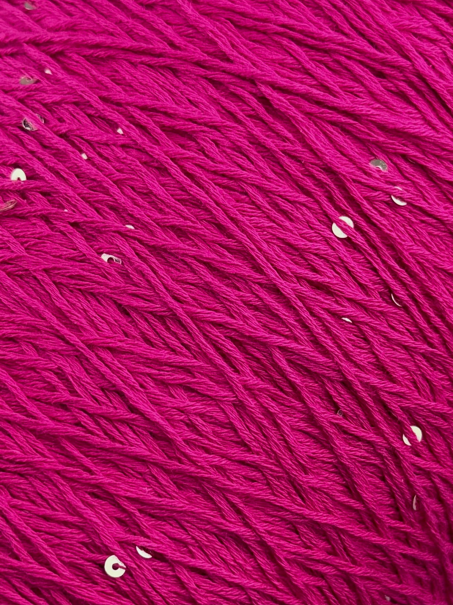 Primavera (Paillettes) 420m/100g – 100% Cotone Pima col. Fucsia