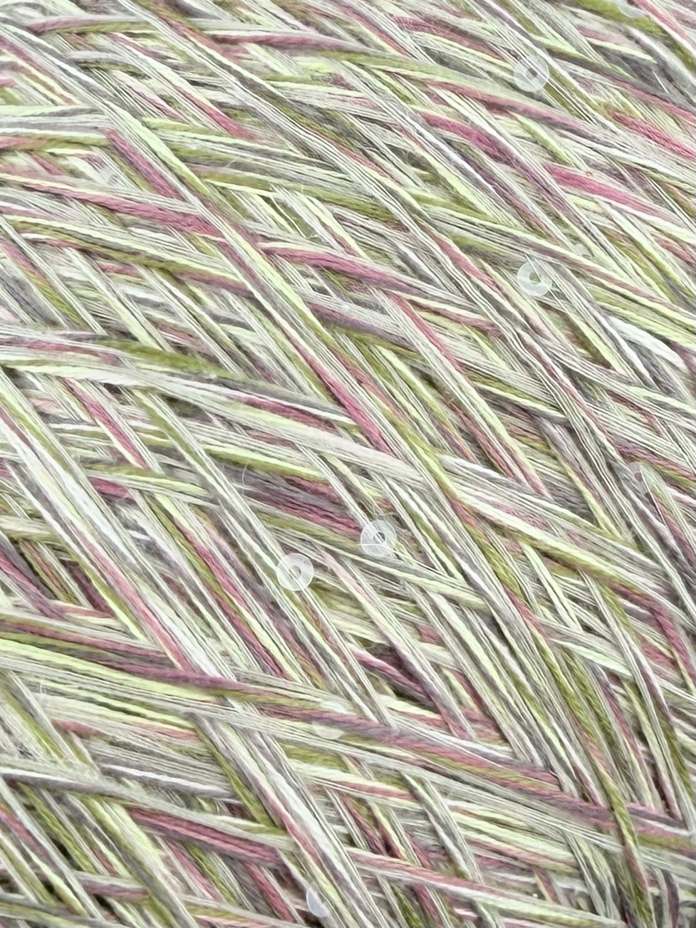 Zimpfer Wolle Art. Primavera 245 m / 100 g – Mélange-Garn aus Baumwolle und Leinen mit Pailletten