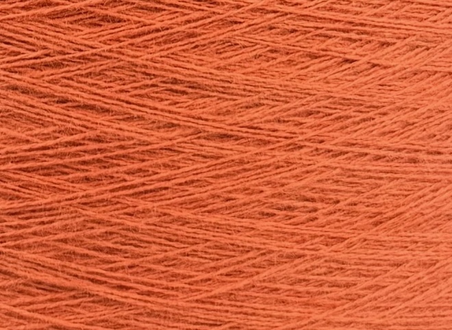 Toscano S.r.L Art. Cotolino 2/26 – Sommergarn aus Baumwolle und Leinen col. Warmes Terrakottaorange