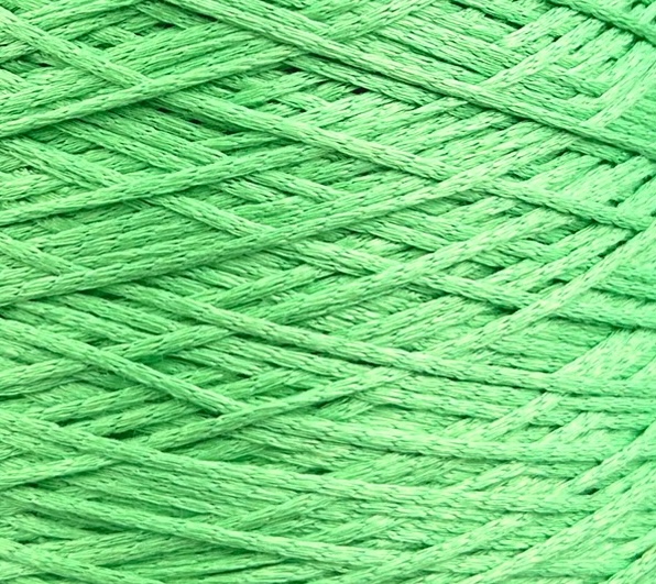 Torcitura di Domaso Art. Bolero – Makò Baumwollee und Seide col. Apfelgrün 400 m / 100 g