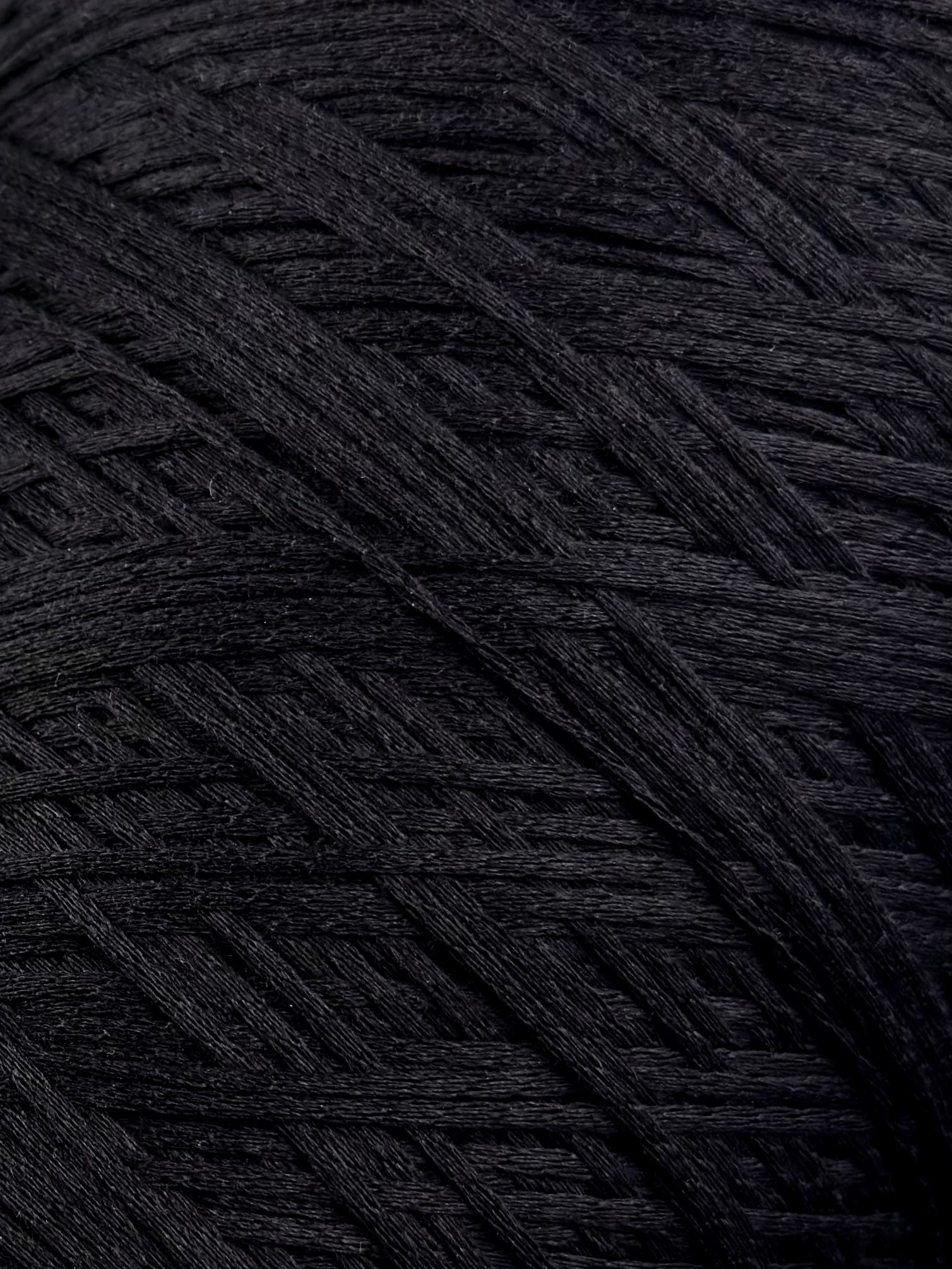 Torcitura di Domaso Bolero – Makò Baumwolle und Seide col. Schwarz 400 m / 100 g