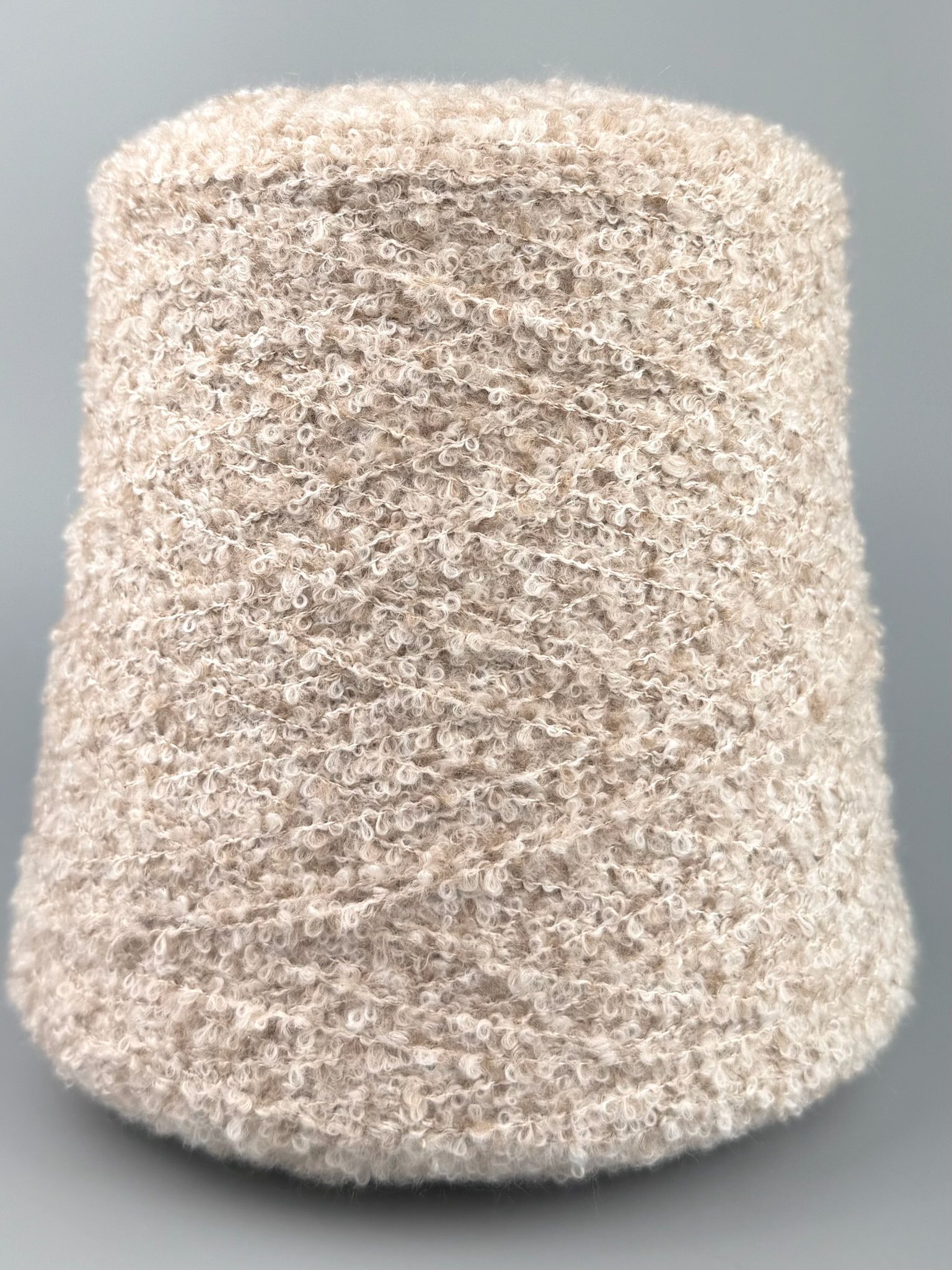 Cariaggi Art. VOLUTA (PPKA969) – Bouclé Garn aus Kaschmir und Seide col. 34677 Naturbeige Mélange foto 2