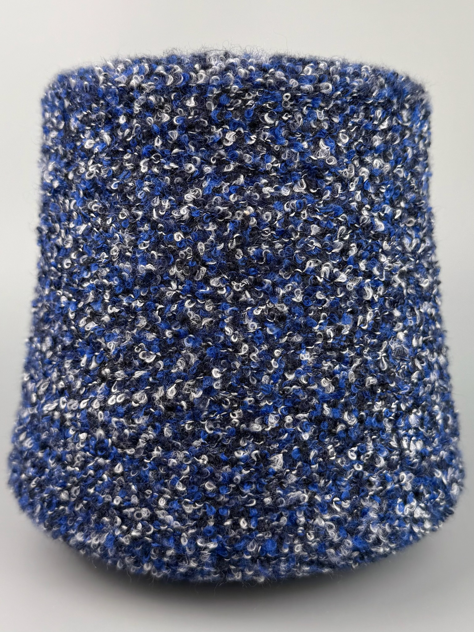 Cariaggi Art. VOLUTA (PPKA969) – Bouclé Garn aus Kaschmir und Seide col. 34684 Blau Mélange foto 2