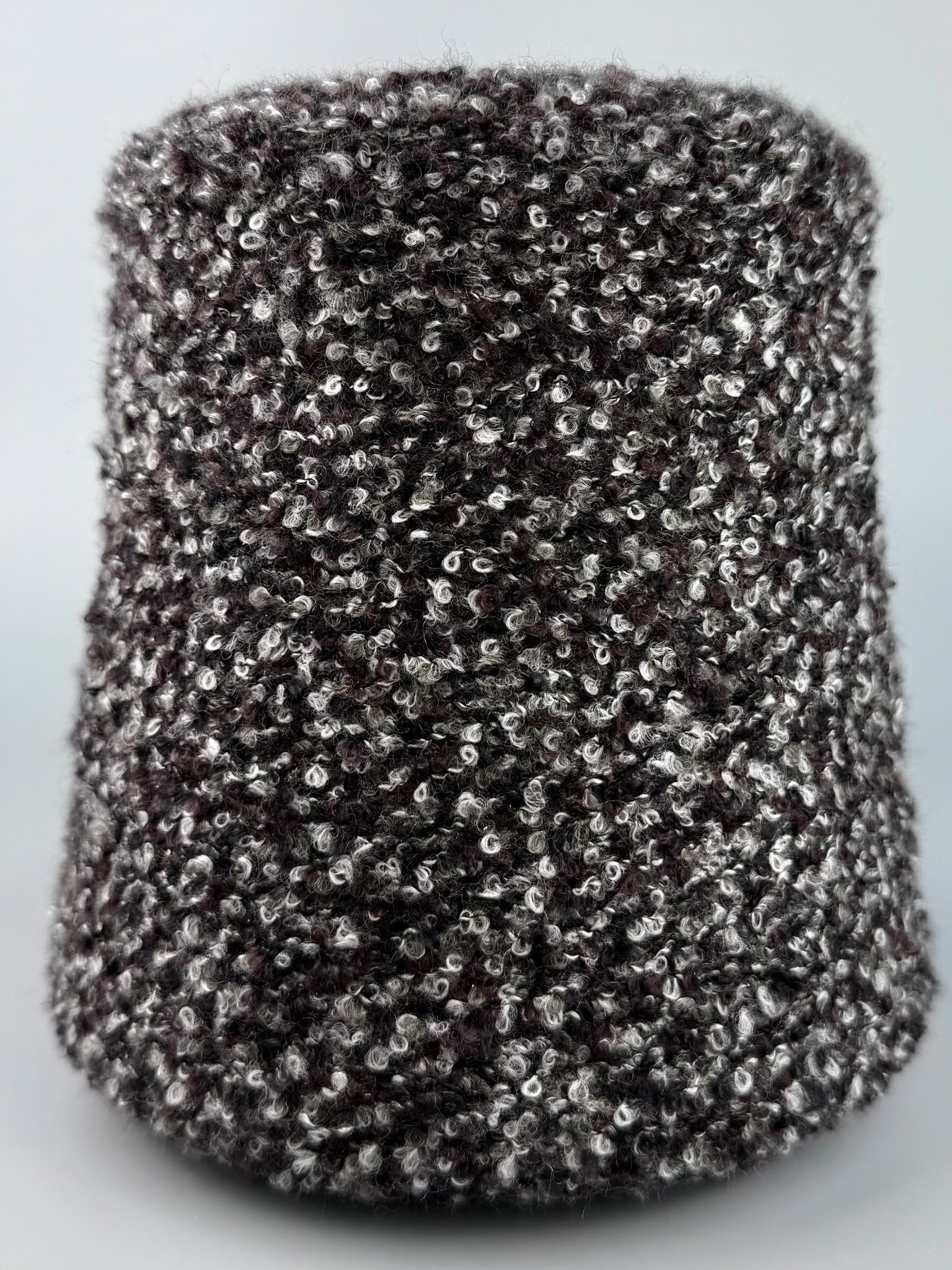 Cariaggi Art. VOLUTA (PPKA969) – Bouclé Garn aus Kaschmir und Seide col. 32932 Anthrazit Mélange foto 2