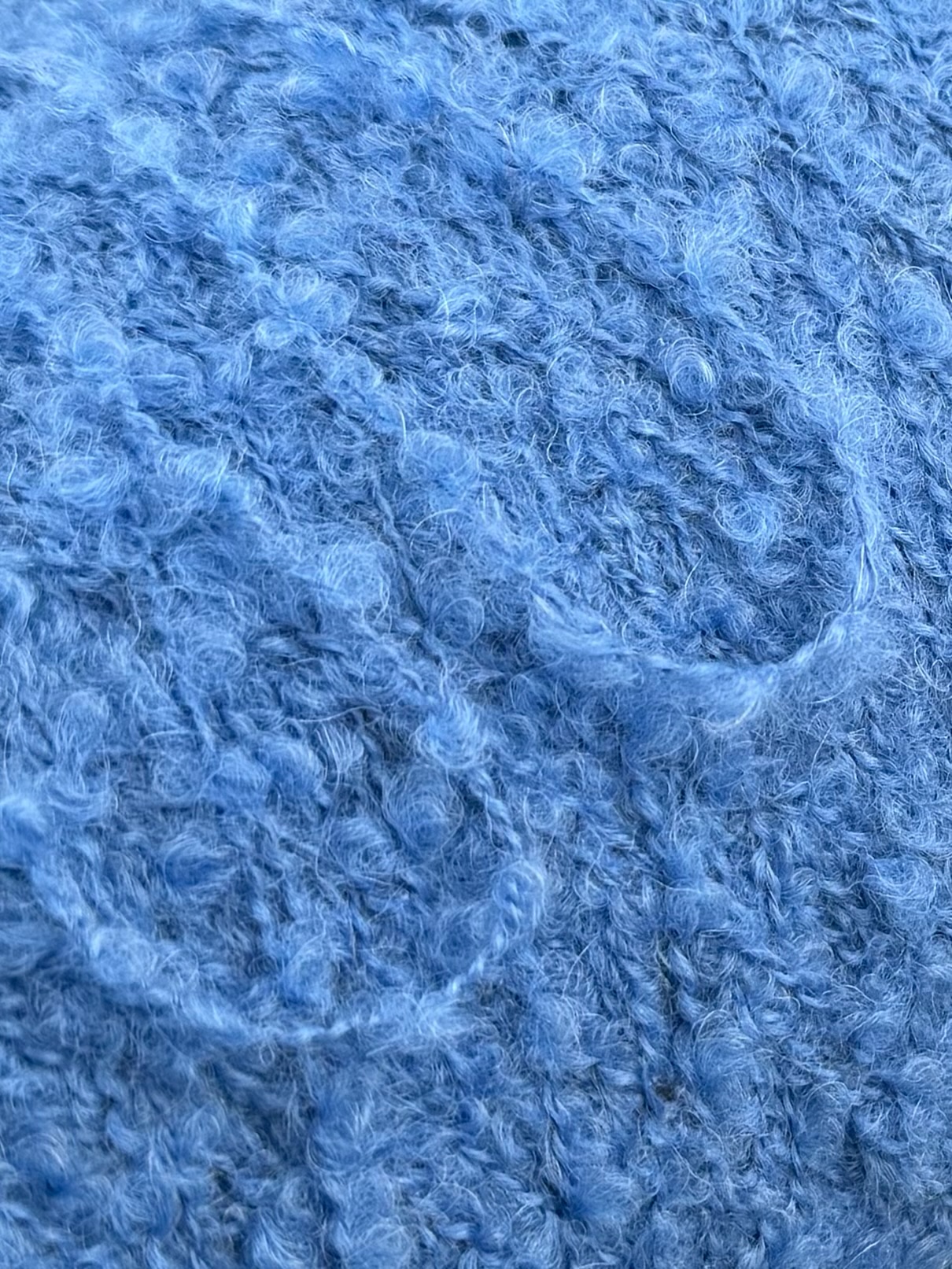 Sesia Nuvolari Bouclé Garn 350m/100g Jeansblau 1765