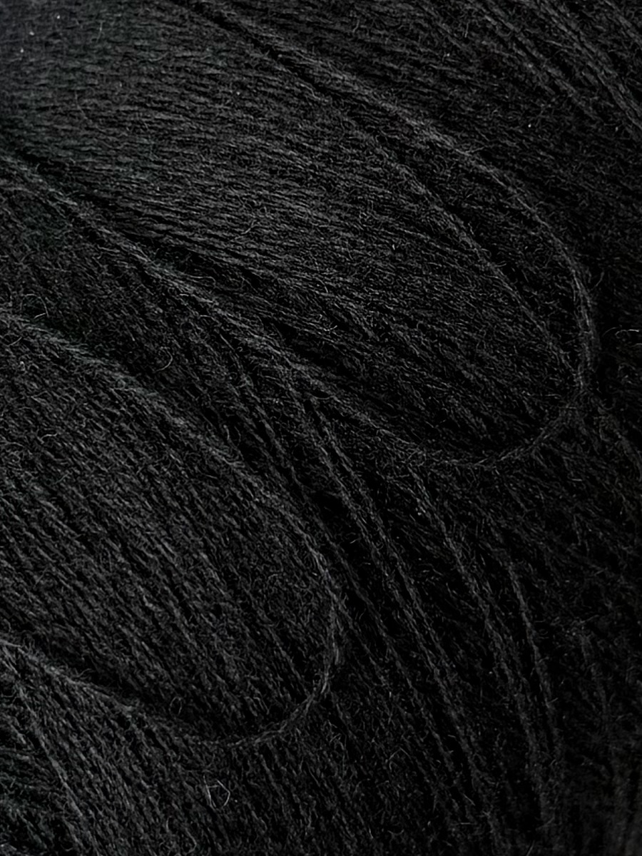 Cariaggi Art. PCKA768 - 100 % Kaschmir Nm 2/28 Schwarz UC001