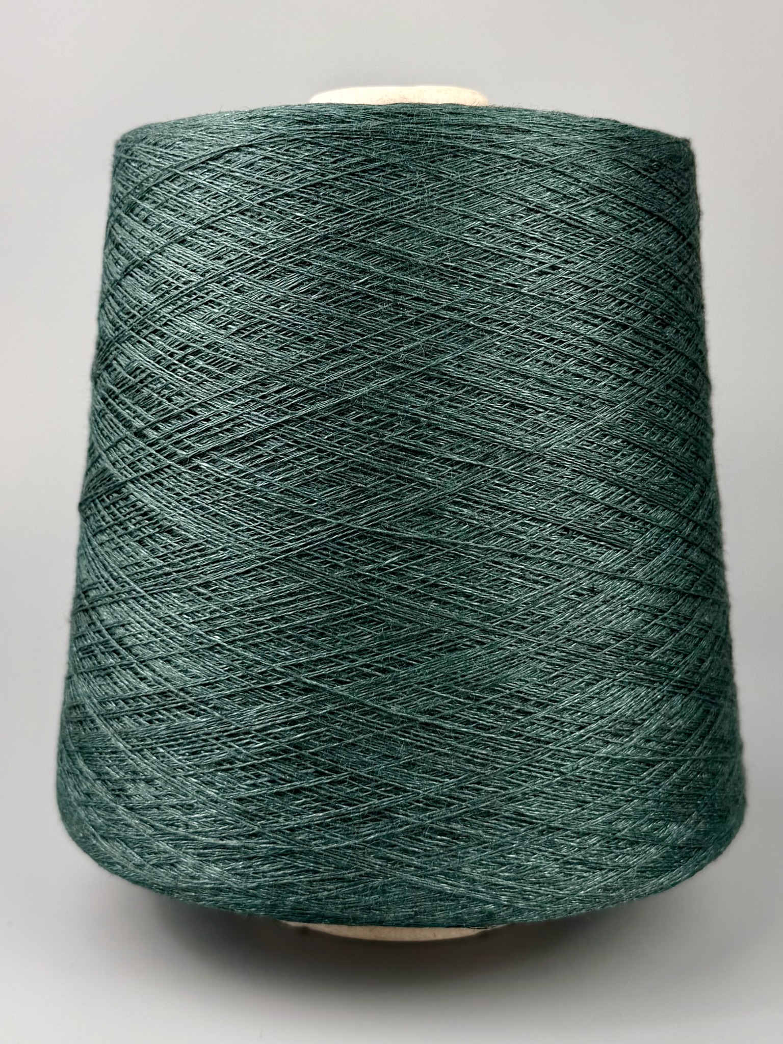 C.T.F. Art. Skarikato 2/28 – Leinengarn delavé col. 1966 Tannengrün foto 2