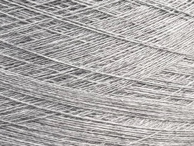 Cariaggi Art. Marte PCKA571 Nm 2/28 – Fil mérinos soie cachemire col. Gris perle mélange