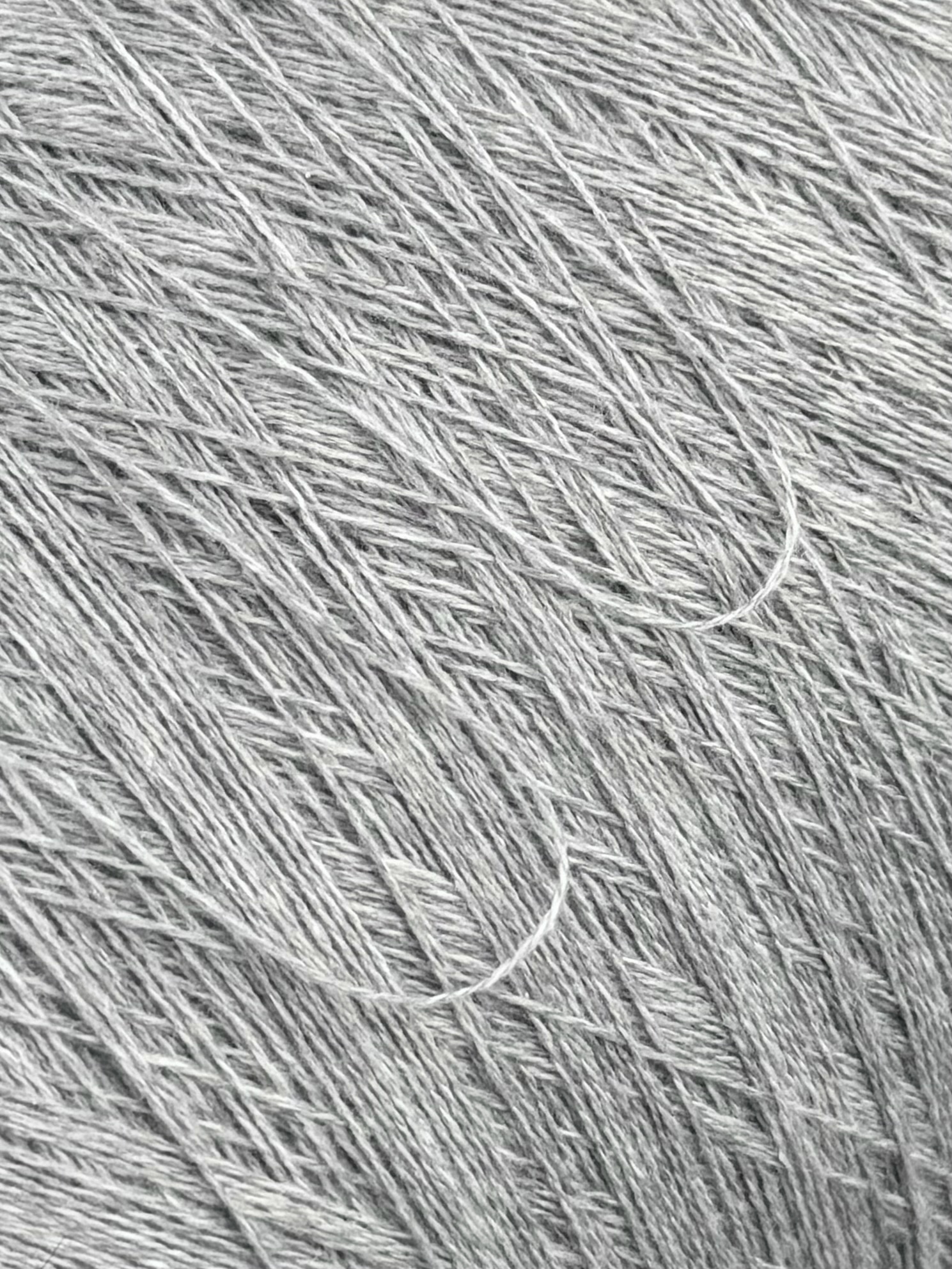 Cariaggi Art. Marte PCKA571 Nm 2/28 – Fil mérinos soie cachemire col. Gris perle mélange