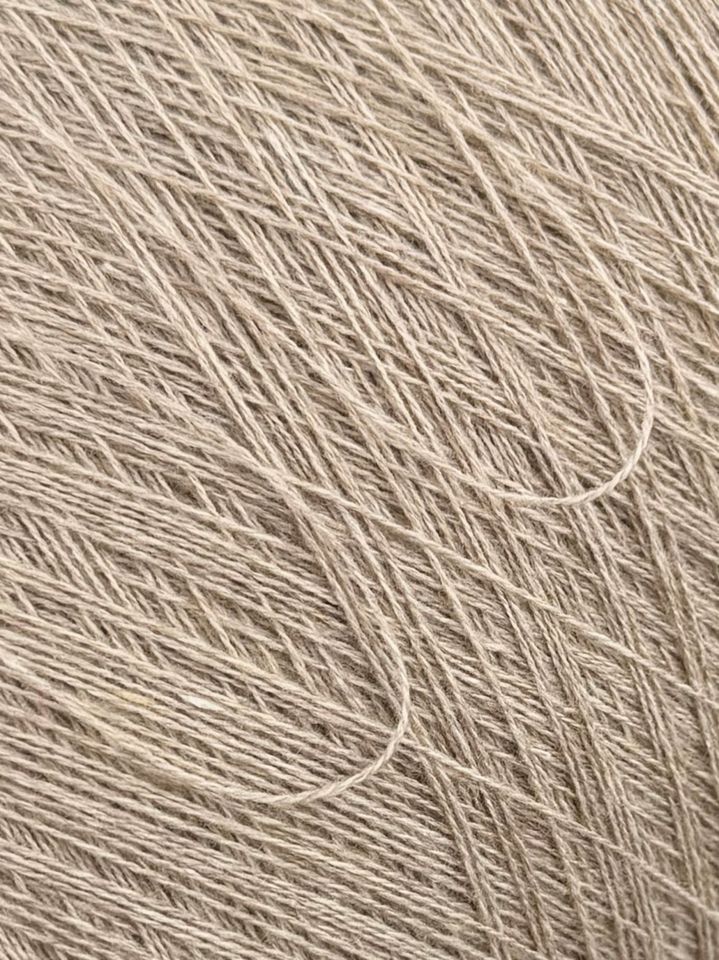 Cariaggi Art. Marte PCKC416 Nm 2/30 – Fil mérinos soie cachemire col. Beige sable mélange