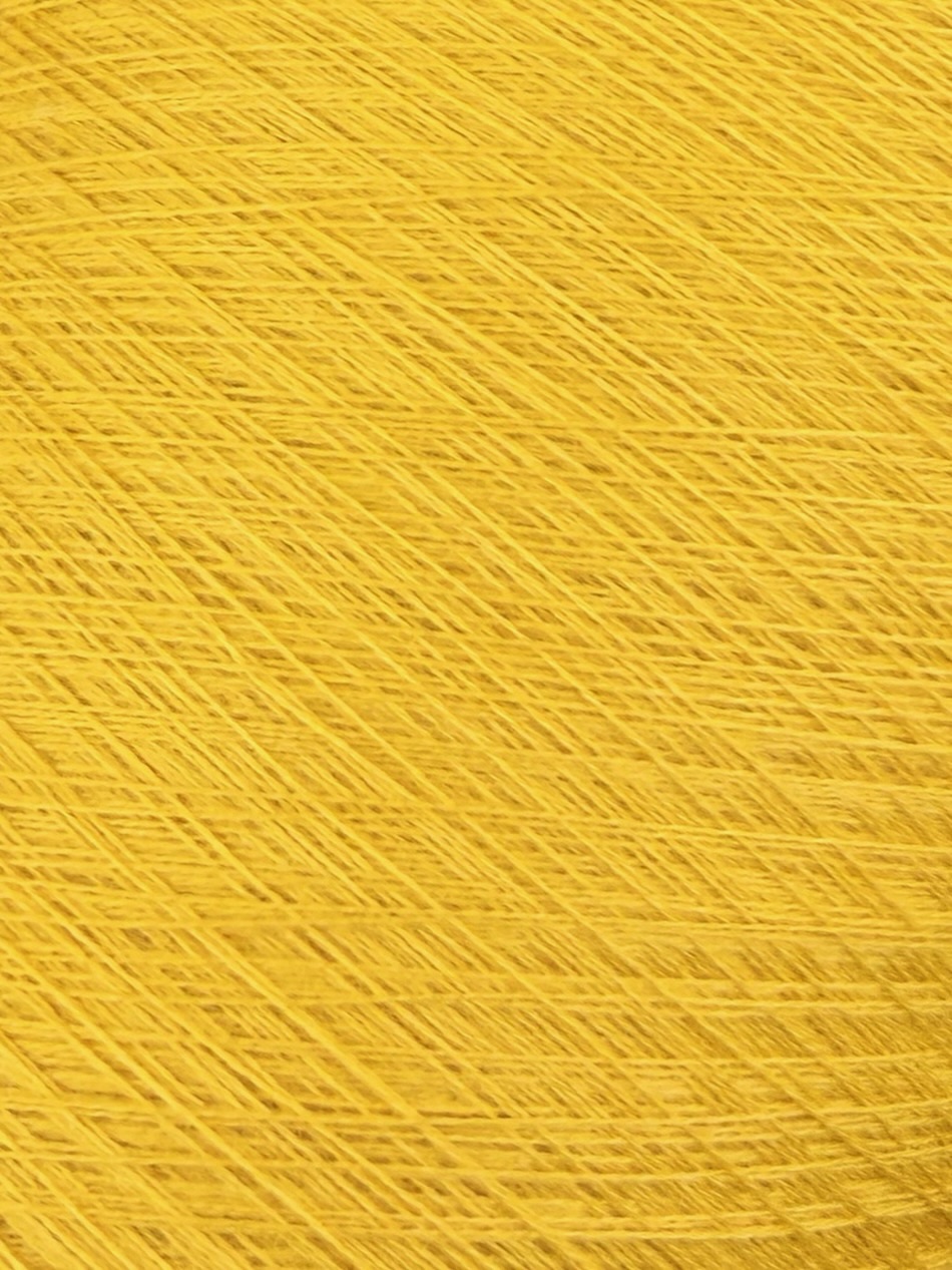 Cariaggi Art. ZEFIRO Nm 2/60 (PPSK046) – 60 % Merinowolle Extrafine, 30 % Seide, 10 % Kaschmir col. Ockergelb 31702