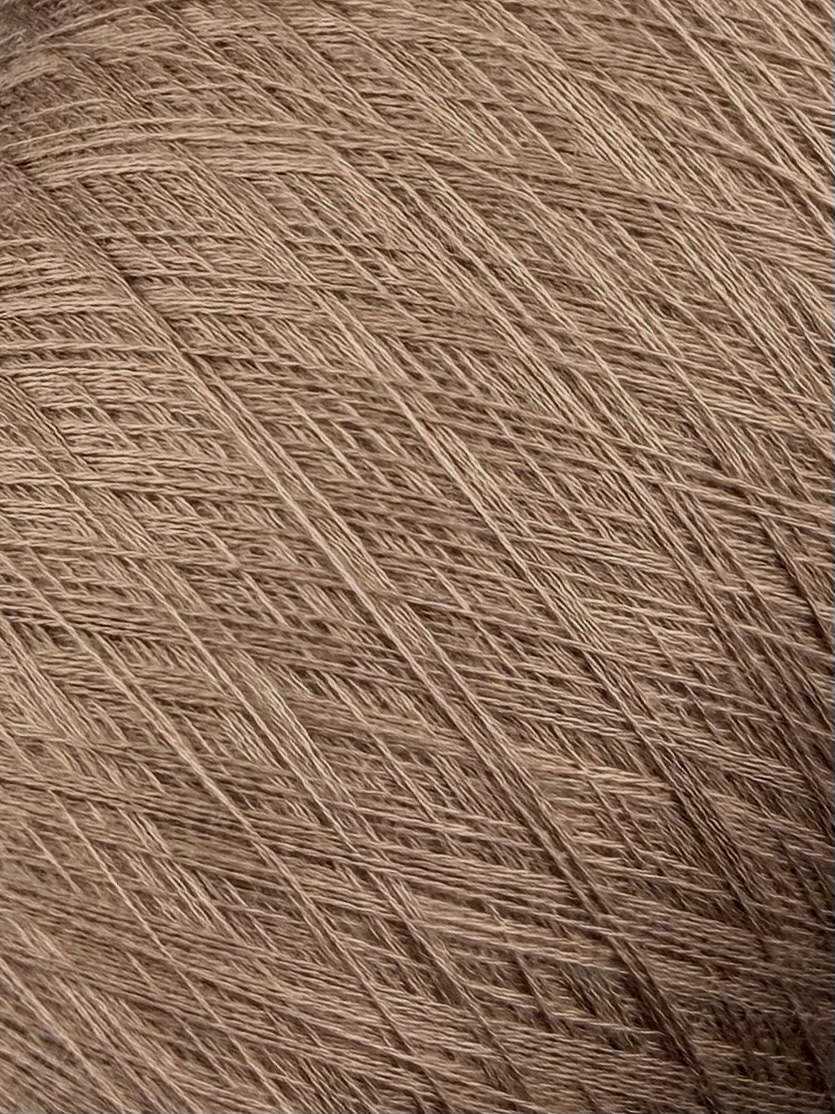 Cariaggi Art. ZEFIRO Nm 2/60 (PPSK046) – 60 % Merinowolle Extrafine, 30 % Seide, 10 % Kaschmir col. Kamelbraun 32278