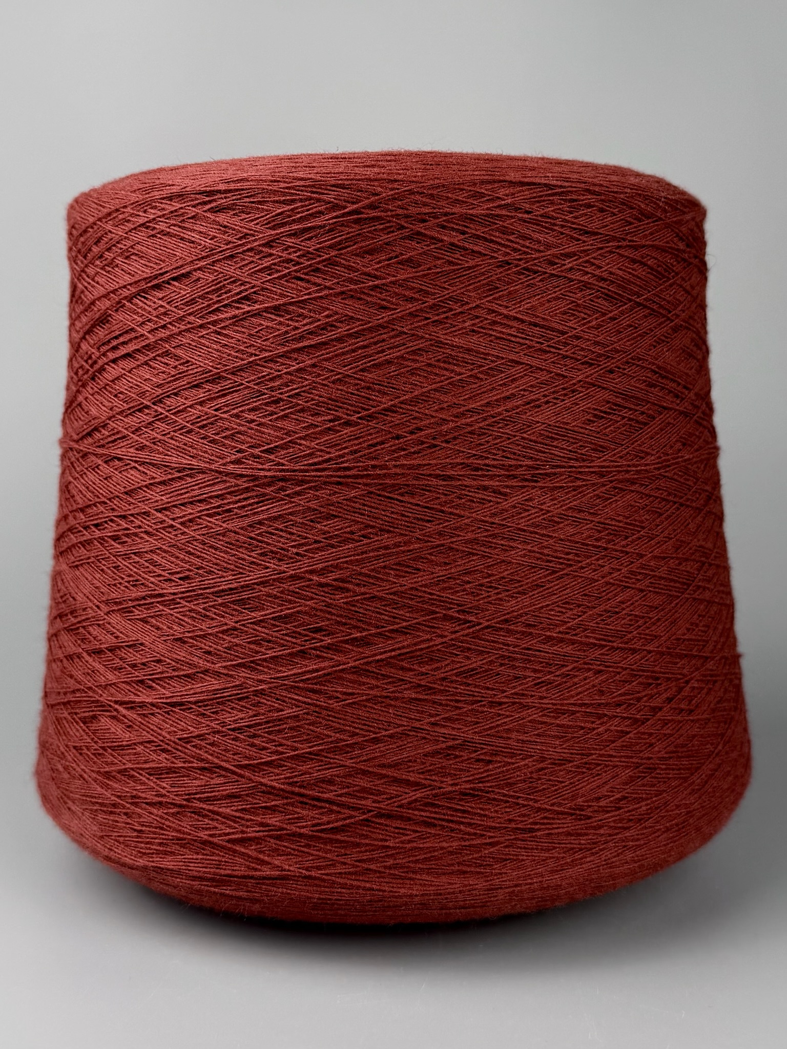 Lanecardate Art. Canberra Nm 1/15.5 – Kardiertes Garn aus Merinowolle col. 1362 Ziegelrot foto 2