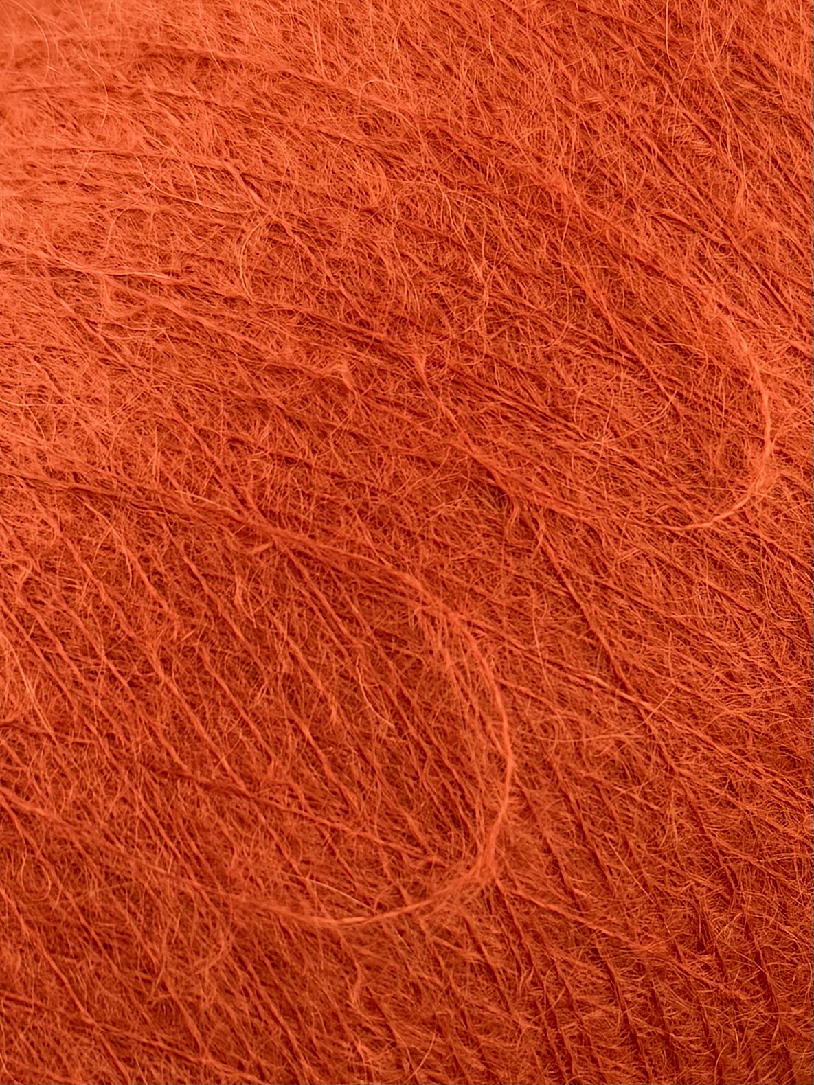 Lanificio Dell’Olivo Rouge Nm 15000 – Mohair & Alpaka Rostrot