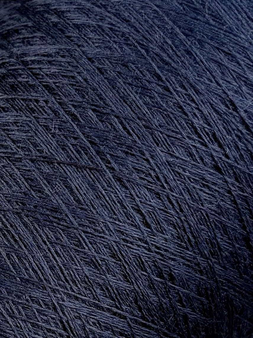 Fil en mérinos extrafine Nm 2/30 col. Bleu moyen (Outlet 62)