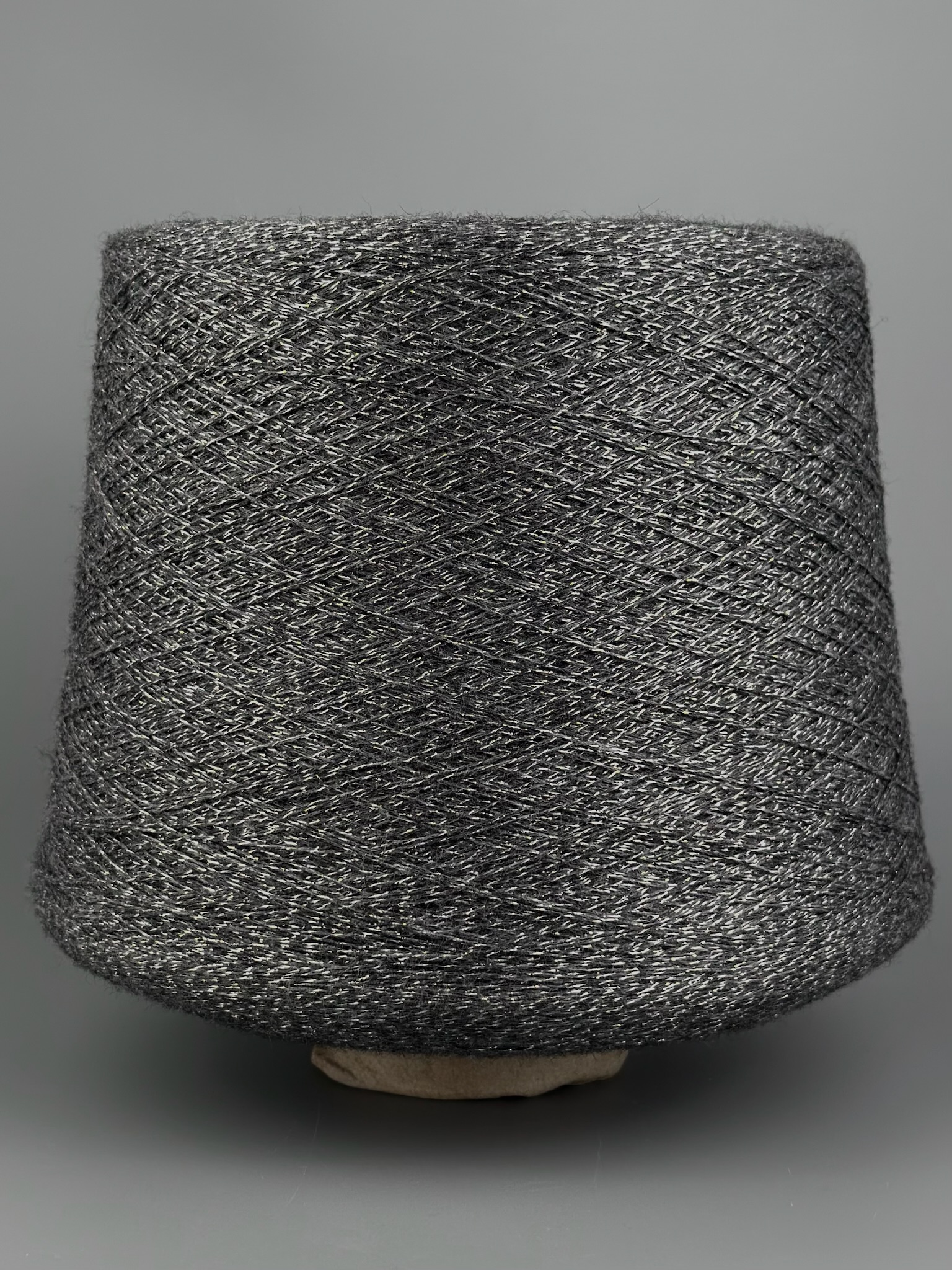 Gioiello Nm 1/15 – Garn mit Kaschmir, Merino, Viscose & Lurex col. Anthrazit-Graphit foto 2