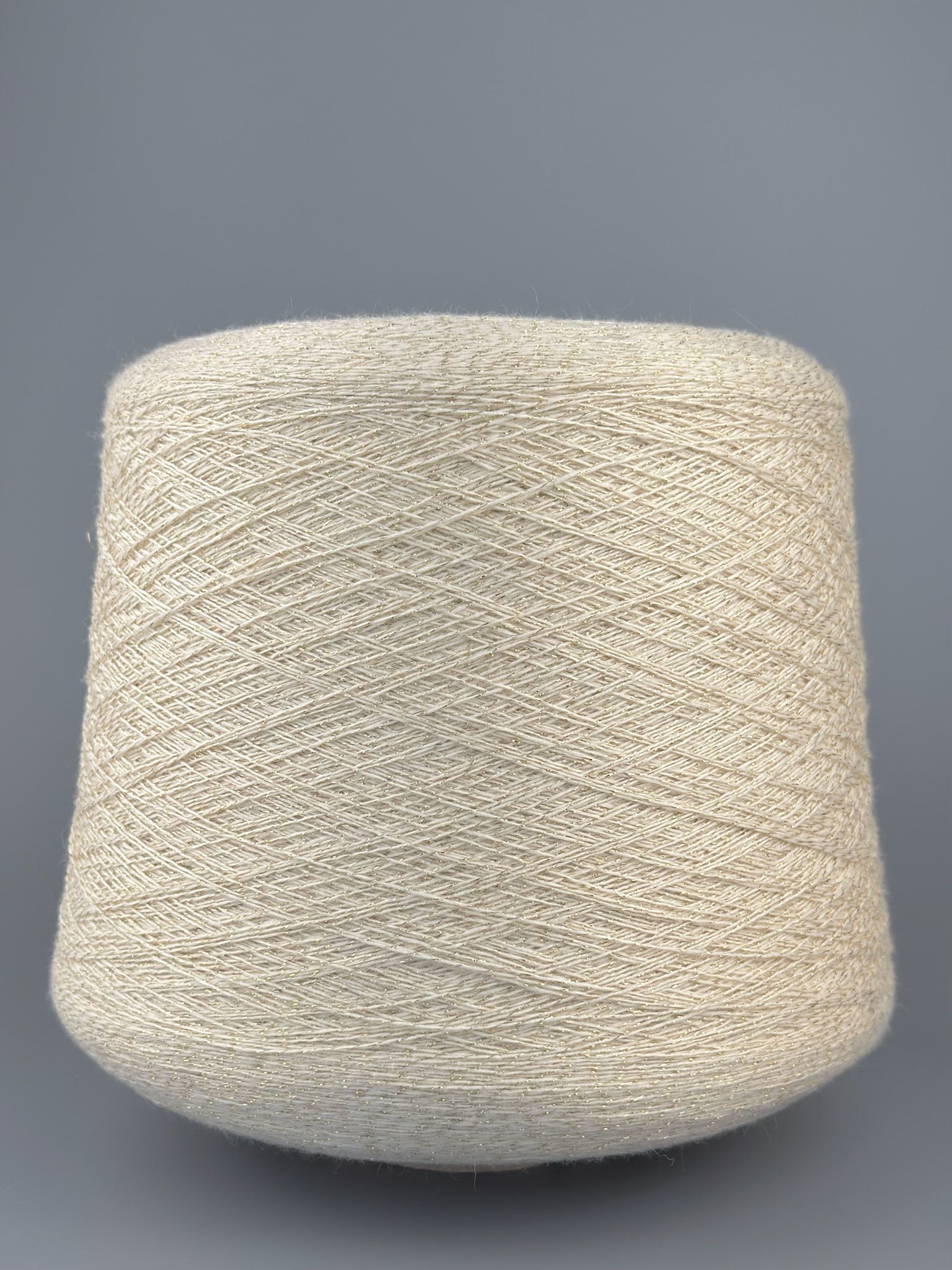 Gioiello Nm 1/15 – Garn mit Kaschmir, Merino, Viscose & Lurex col. Milchweiss–Elfenbein foto 2