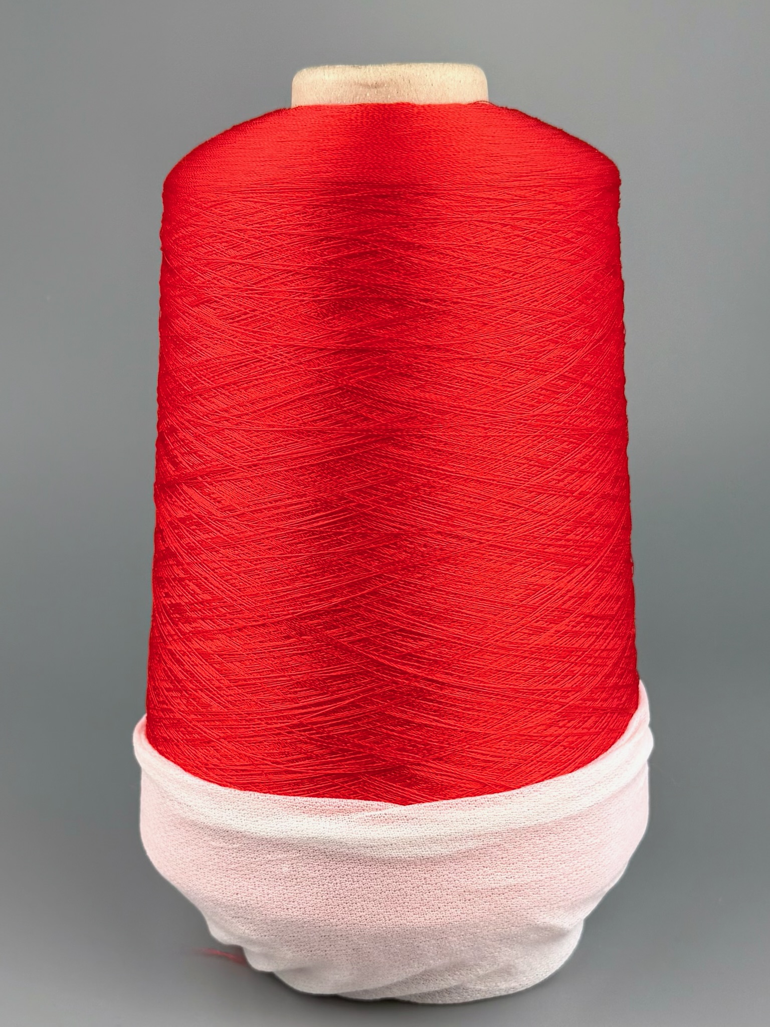 Viscrepe 1/30000 Outlet – Filato in viscosa col. Rosso scarlatto foto 2