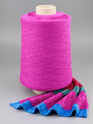 Lineapiù Italia Giselle NM 24000 – Fil effet chenille veloutée col. Fuchsia photo 3