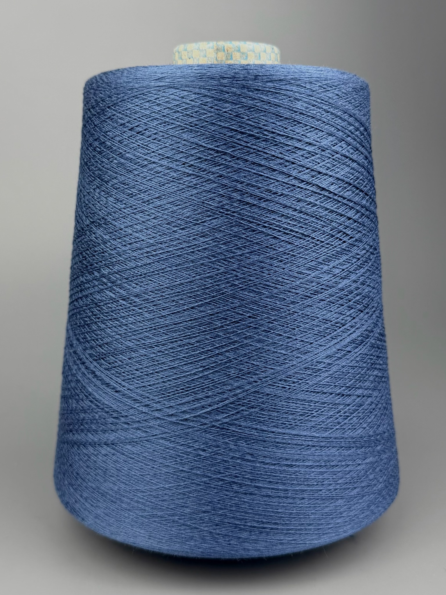 Cariaggi Menfi Nm 2×2/120 – Fil  en Soie et Coton col. Bleu denim photo 2