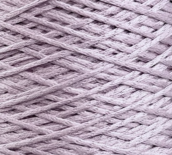 FBSilk Nm 2/100 × 12 – 100 % Soie Schappe AAA Fil en cordon col. Perle Lavande