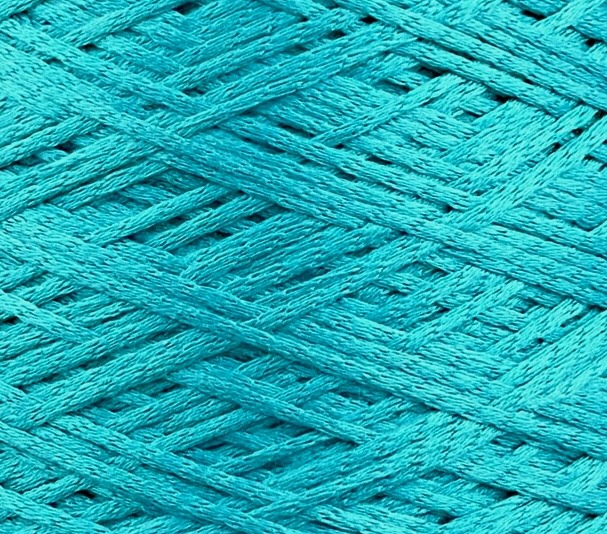 FBSilk Nm 2/100 × 12 – 100 % Soie Schappe AAA Fil en cordon col. Turquoise Méditerranéen
