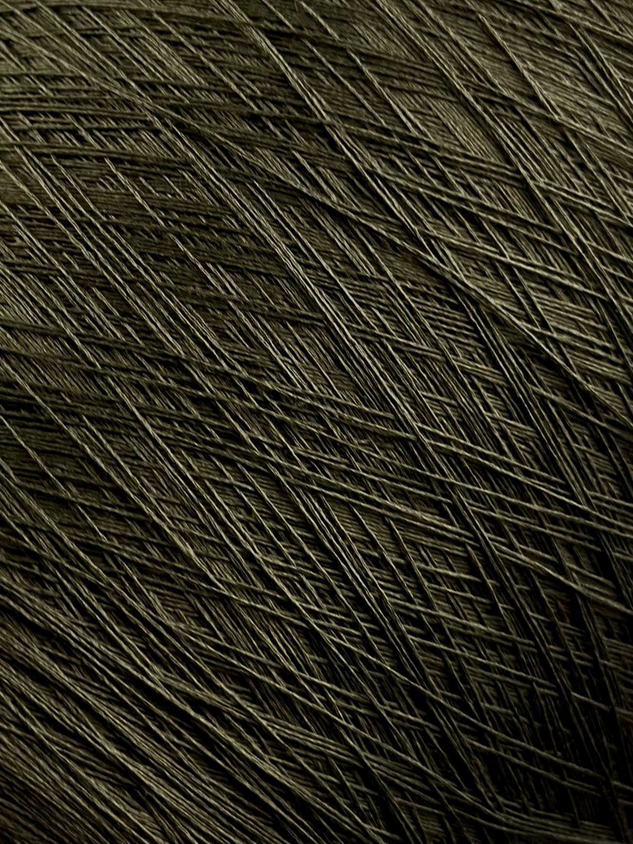 Manifattura Sesia Angel – 100% Seta Mulberry Shappe 3000 m / 100 g col. Verde Oliva Scuro (9056)
