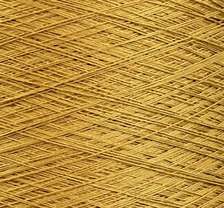 Manifattura Sesia Angel – 100 % Mulberry Schappeseide 3000 m / 100 g col. Goldocker (0983)