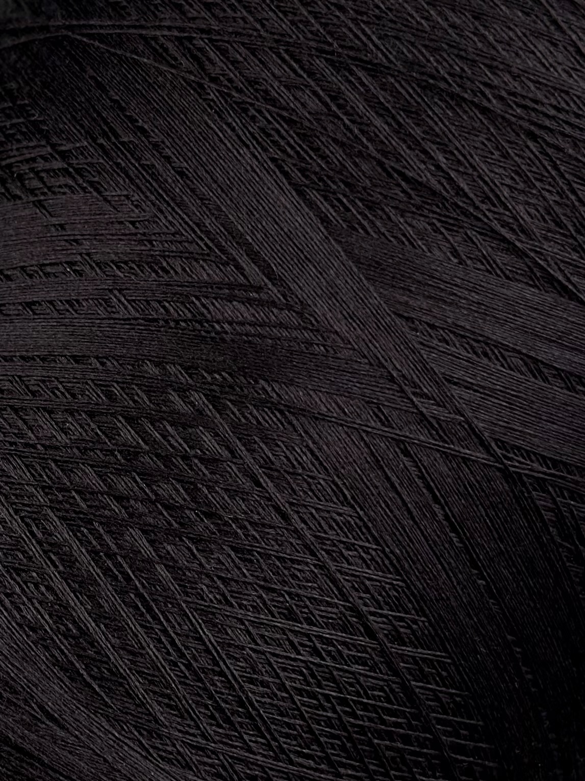 Manifattura Sesia Angel – 100% Seta Mulberry Shappe 3000 m / 100 g col. Nero Opaco