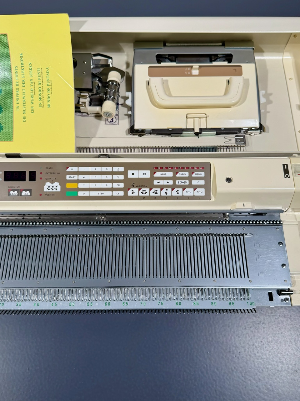 Strickmaschine Brother KH-930 Feinstricker 4.5mm foto 4