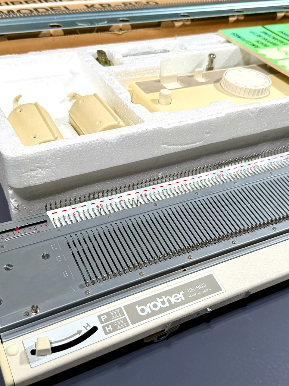 Brother Doppelbettergänzung KR-850 Feinstricker 4.5mm foto 2